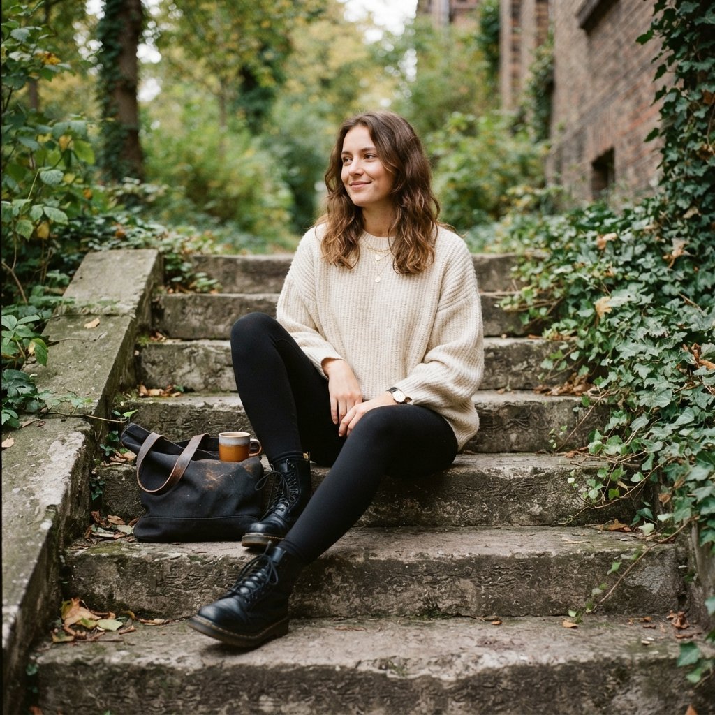 Dr Martens Outfit Ideas With Leggings