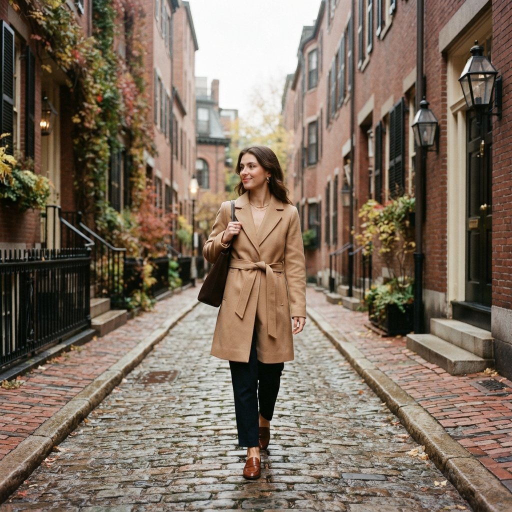 Boston College Campus Outfit Idea