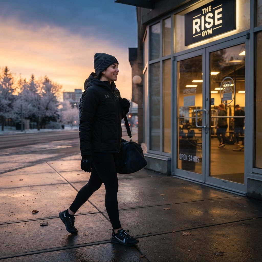 Cold weather gym outfit Ideas for Early Morning Workouts