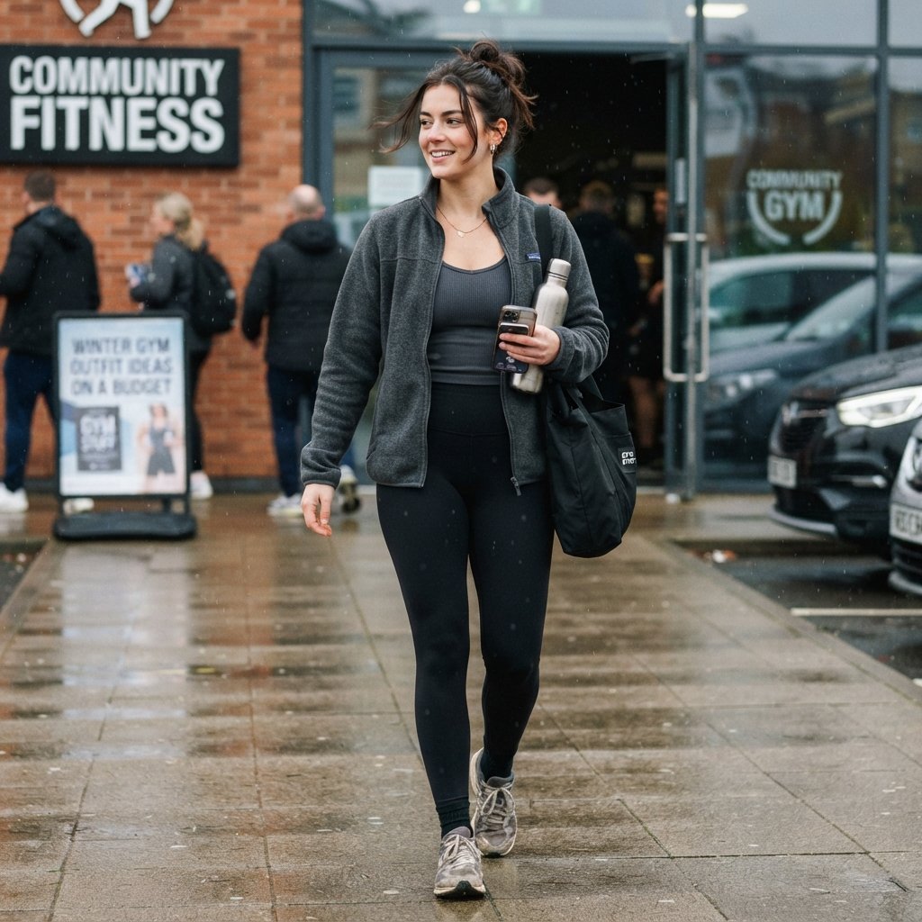 Cold weather workout look Ideas on a Budget