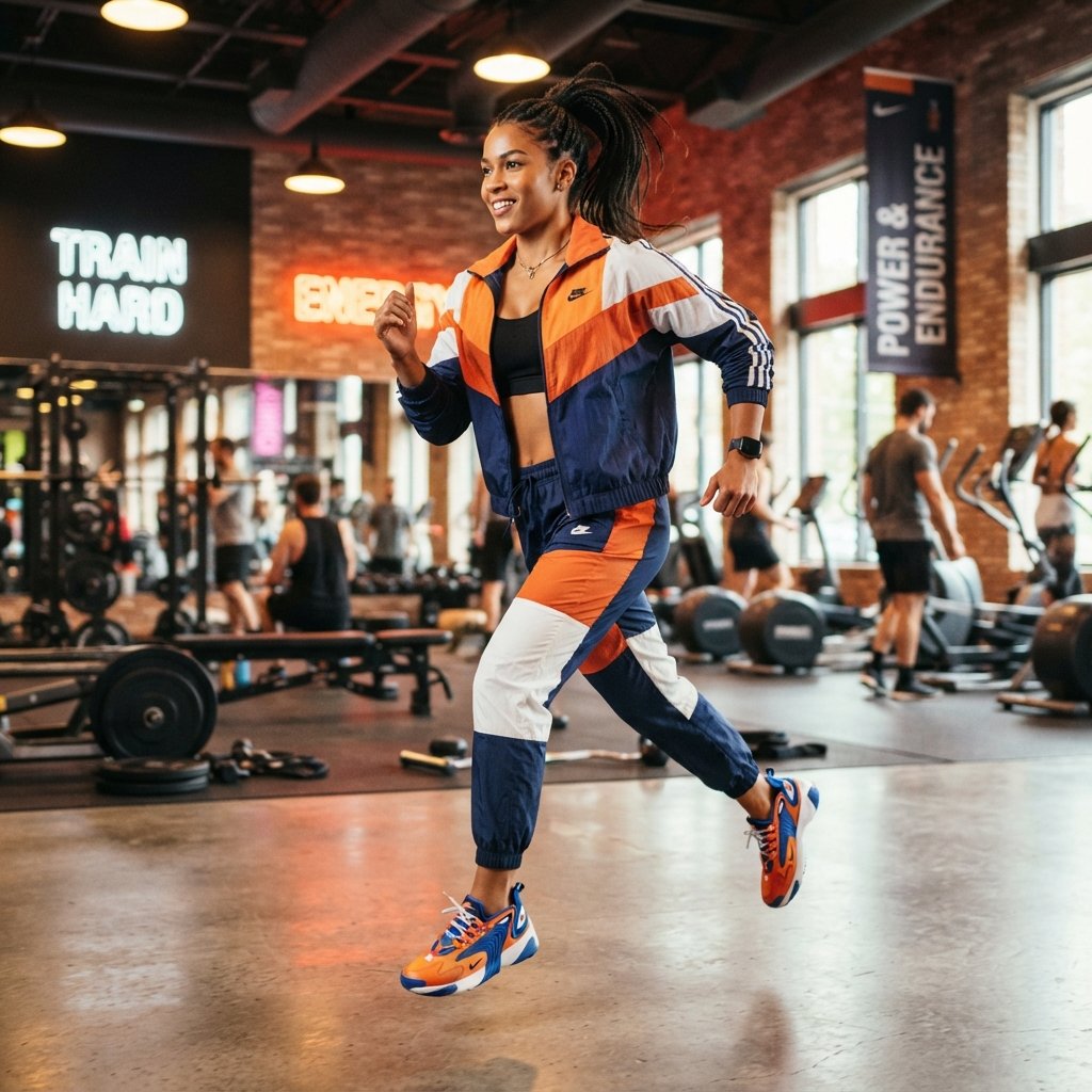 Sporty Athleisure Winter Gym Outfit Ideas