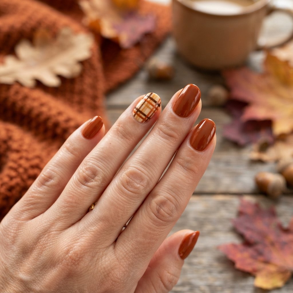 Plaid Nail Art Ideas