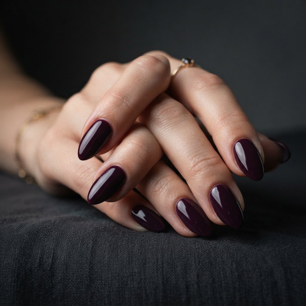 Plum November Nail Art Ideas