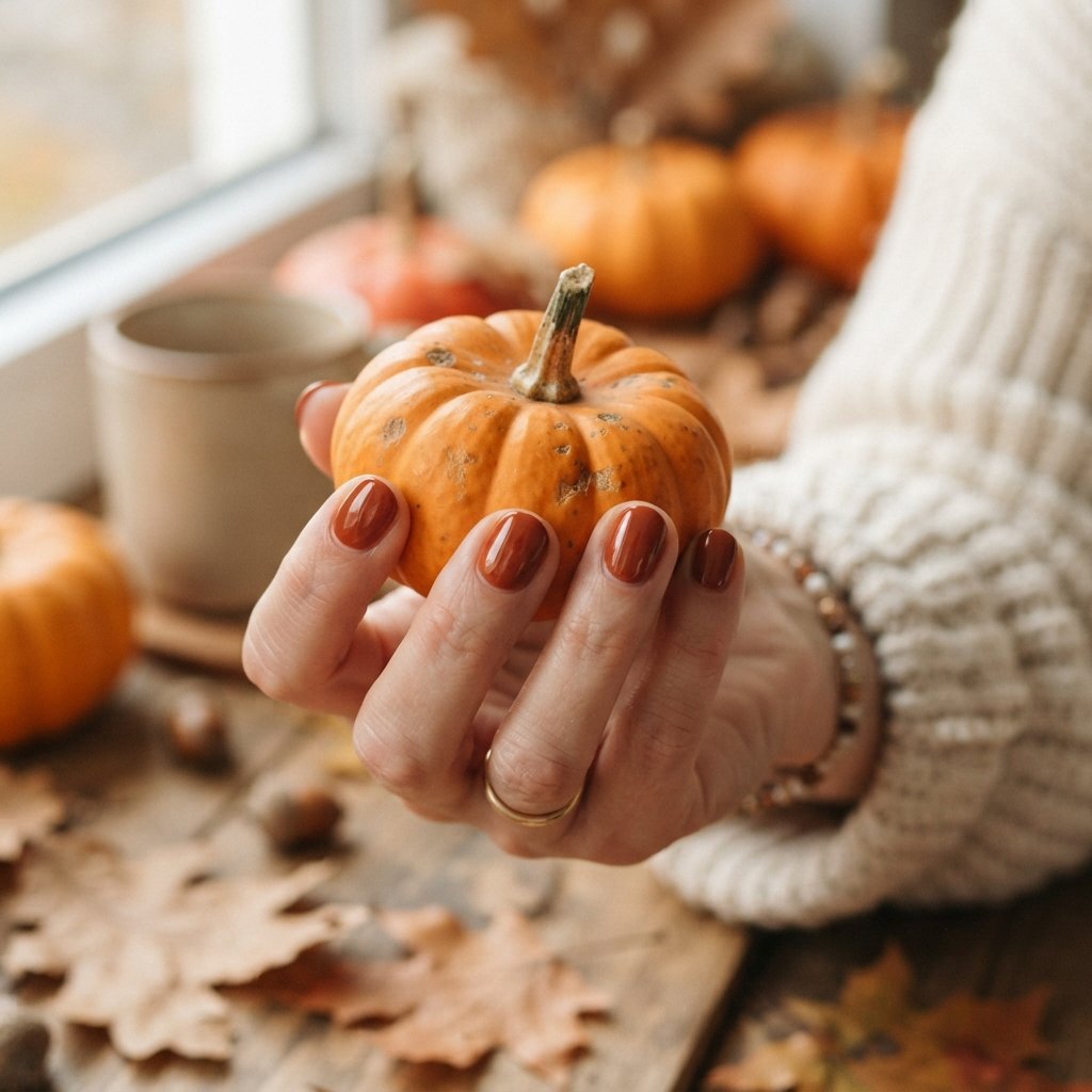 Rust Colored Nail Ideas