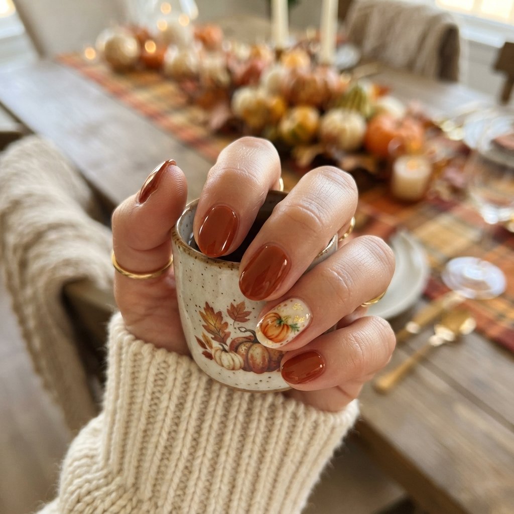 Thanksgiving November Nail Art Ideas