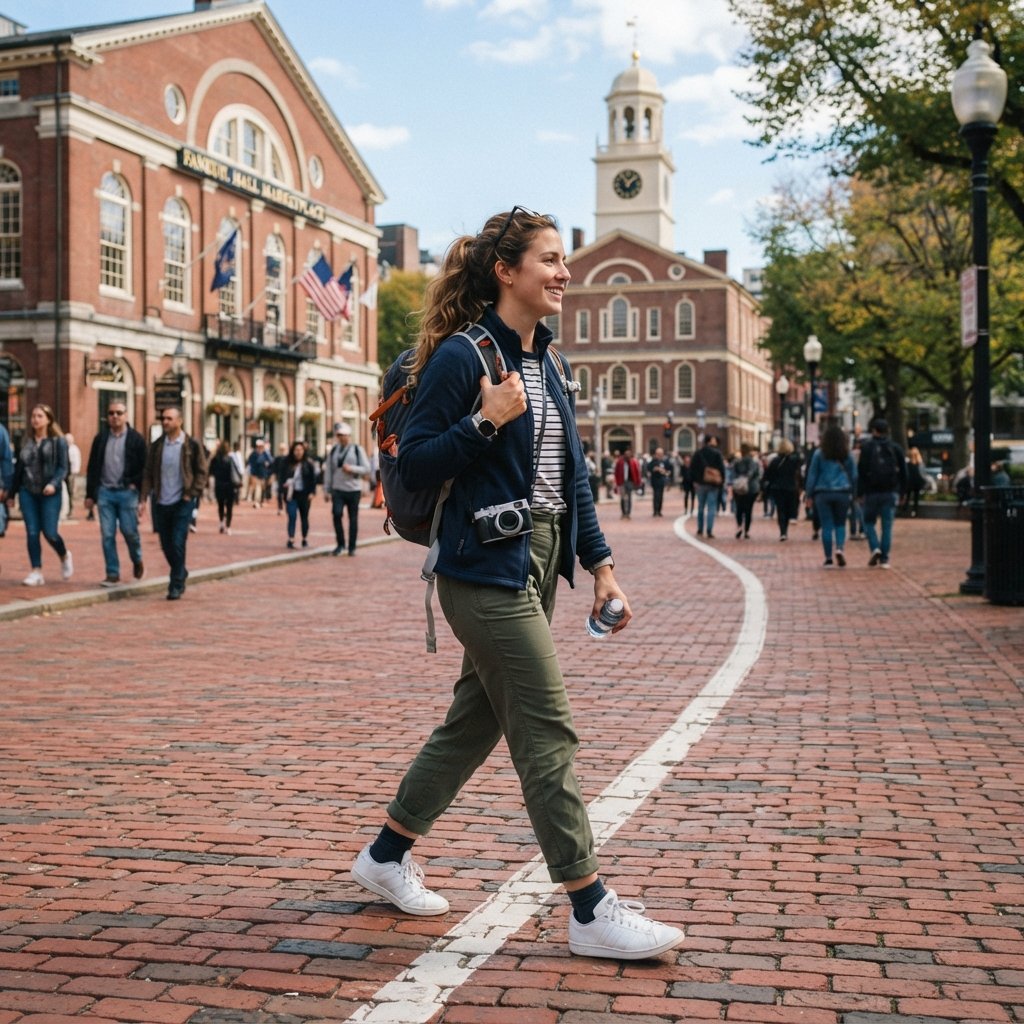 Freedom Trail Walking Outfit Idea