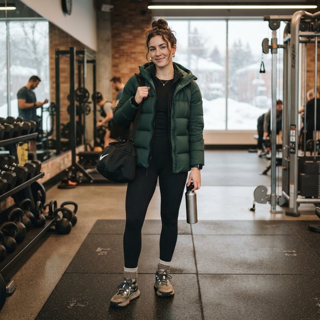 WINTER GYM OUTFIT