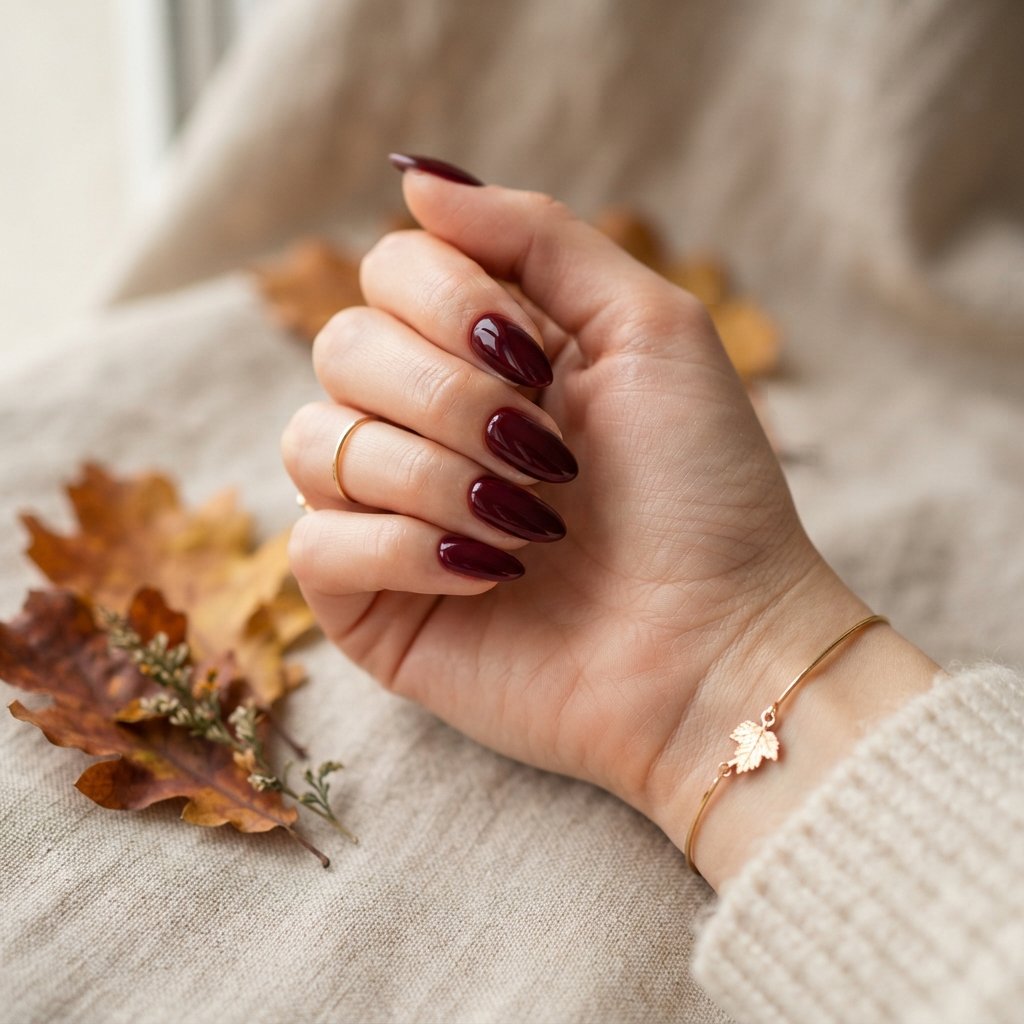 November Nails Ideas: 24 Fresh Looks to Inspire Your Next Manicure 2 Burgundy November Nails Ideas