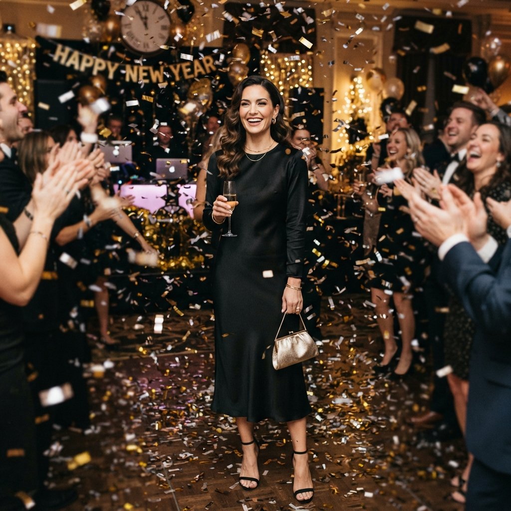 25 New Year Party Outfit Ideas: Sparkle, Sequins & Style 23 Black Party Outfit Ideas