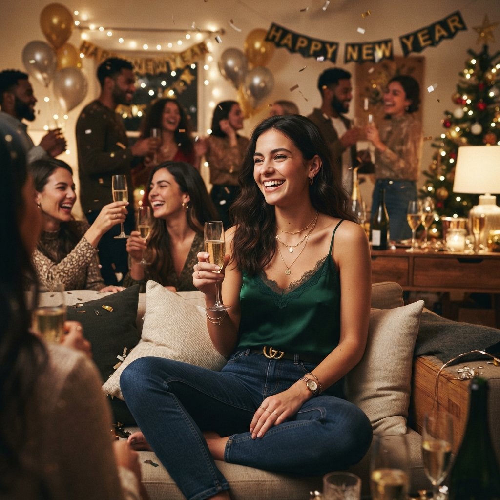 25 New Year Party Outfit Ideas: Sparkle, Sequins & Style 17 House Party Outfit Ideas