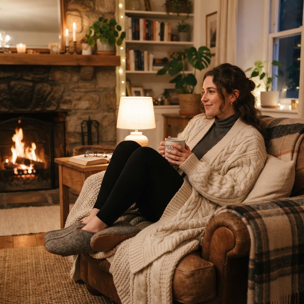 Oversized Cardigan Winter Idea