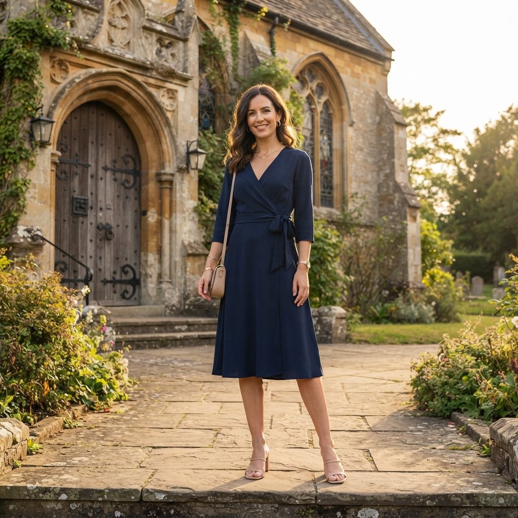Modest Wrap Dress Ideas