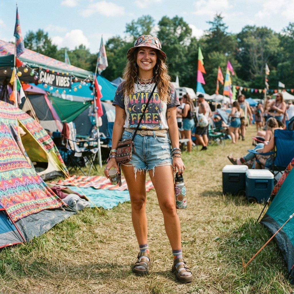Festival Camping Outfit Ideas