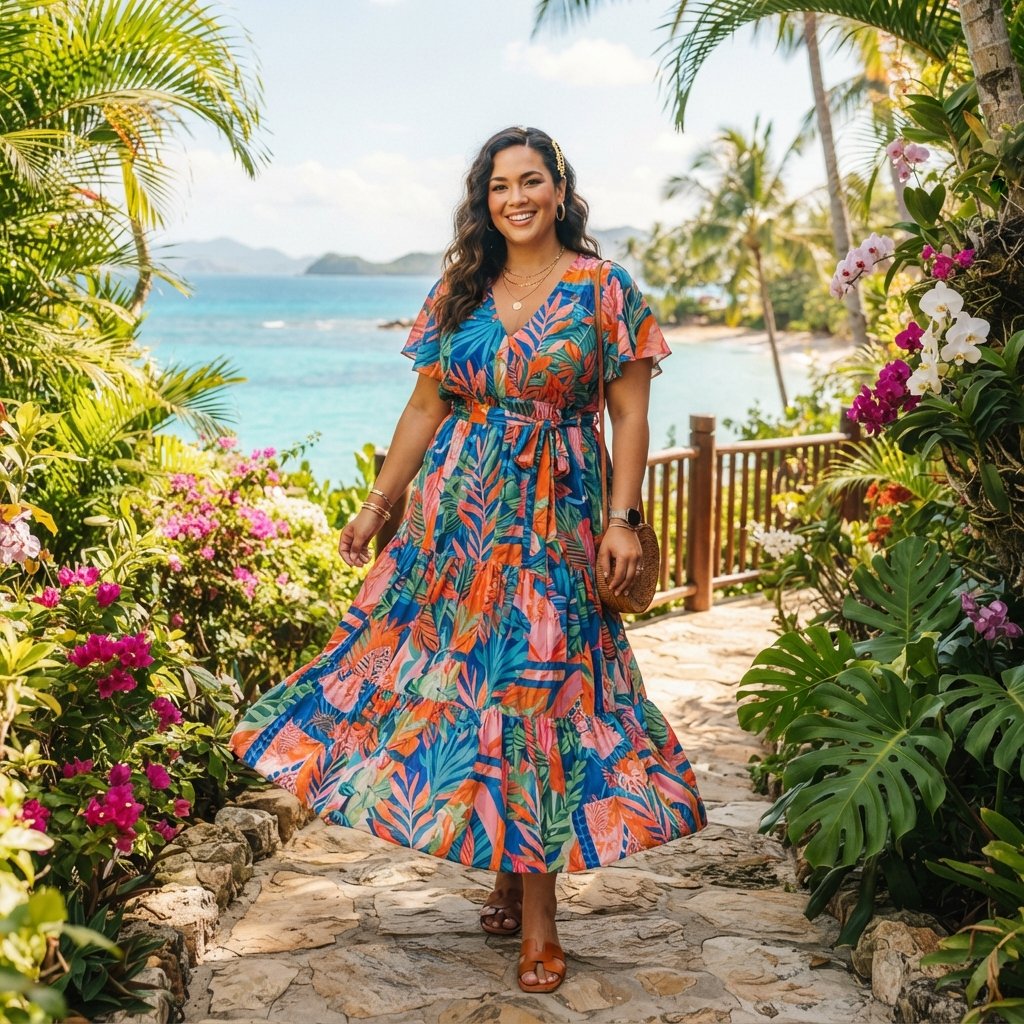 Plus Size Vacation Outfit