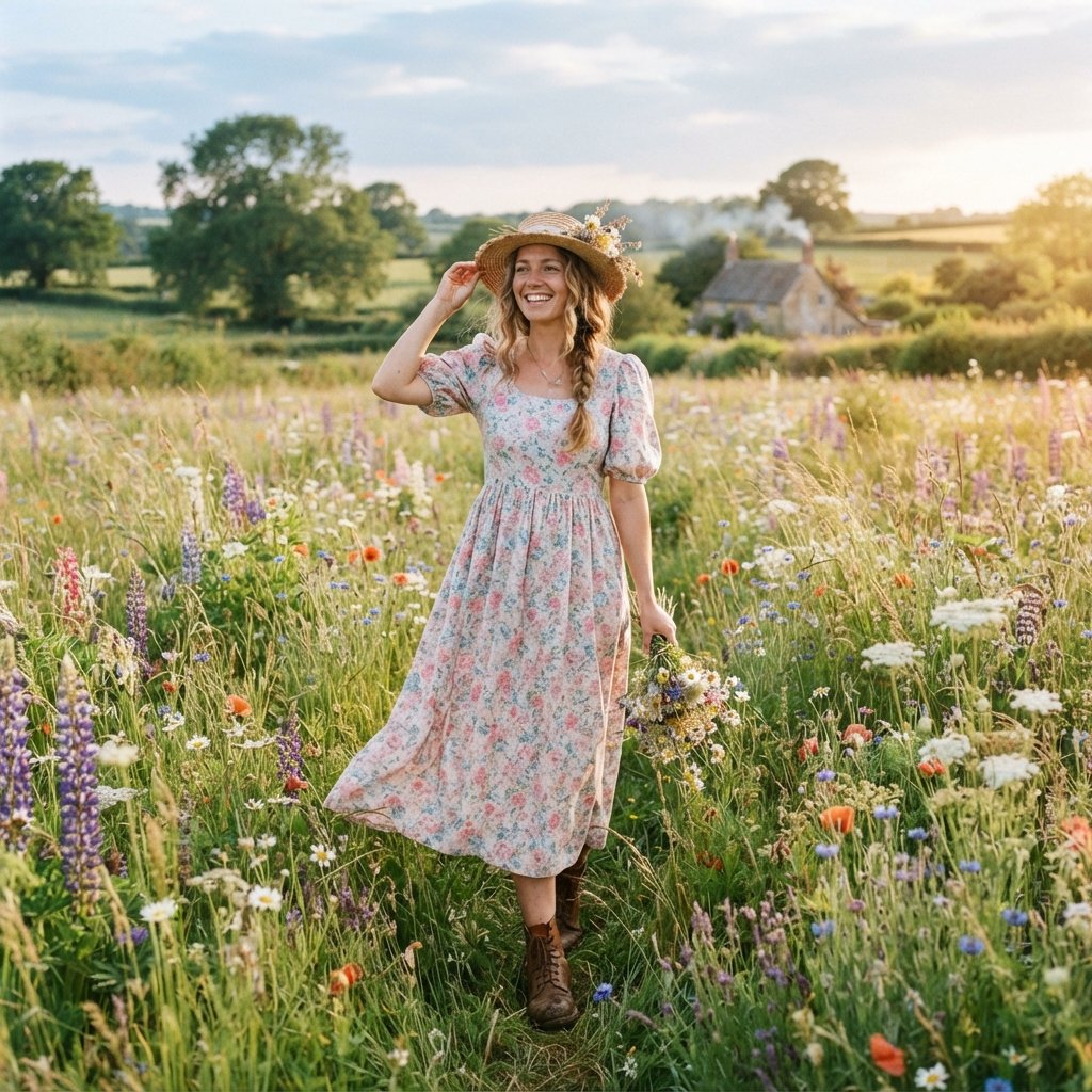 Cottagecore Camping Outfit Ideas