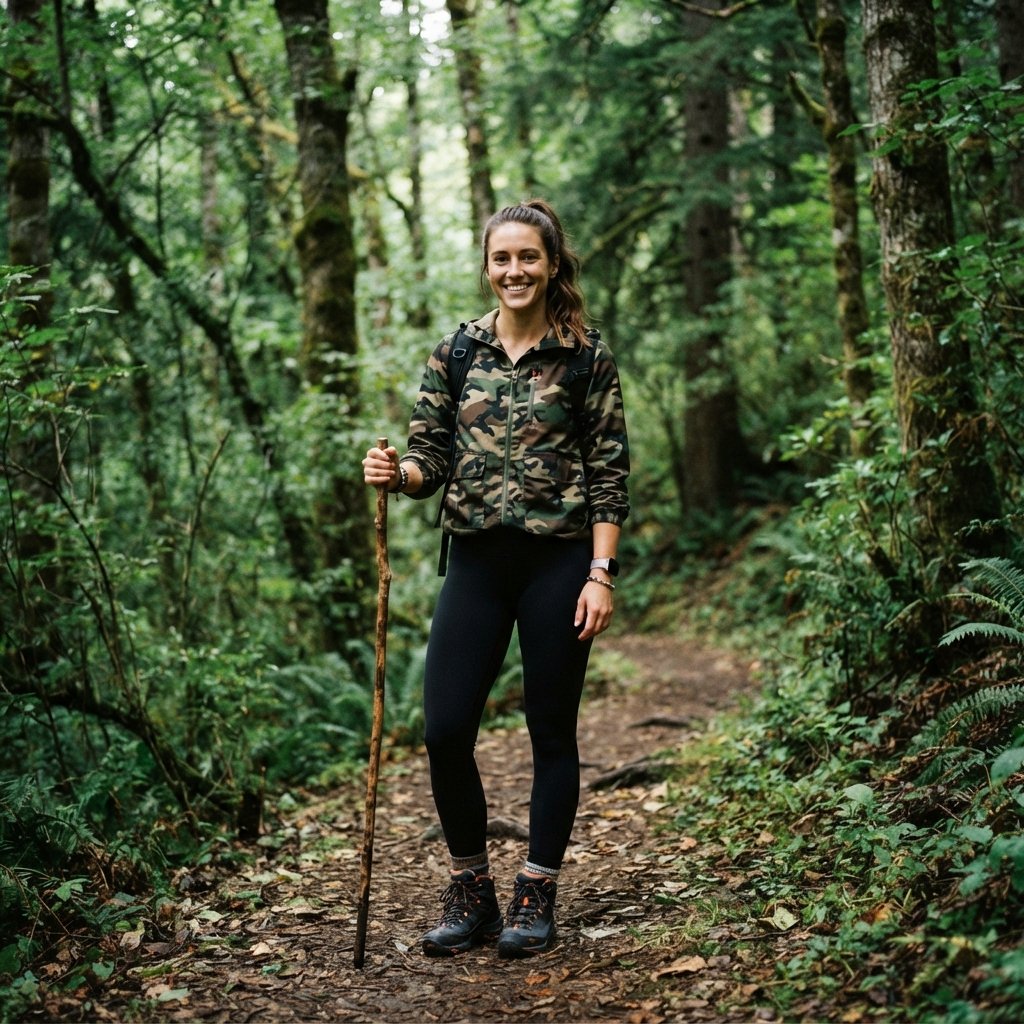 Camo Print Camping Outfit Ideas