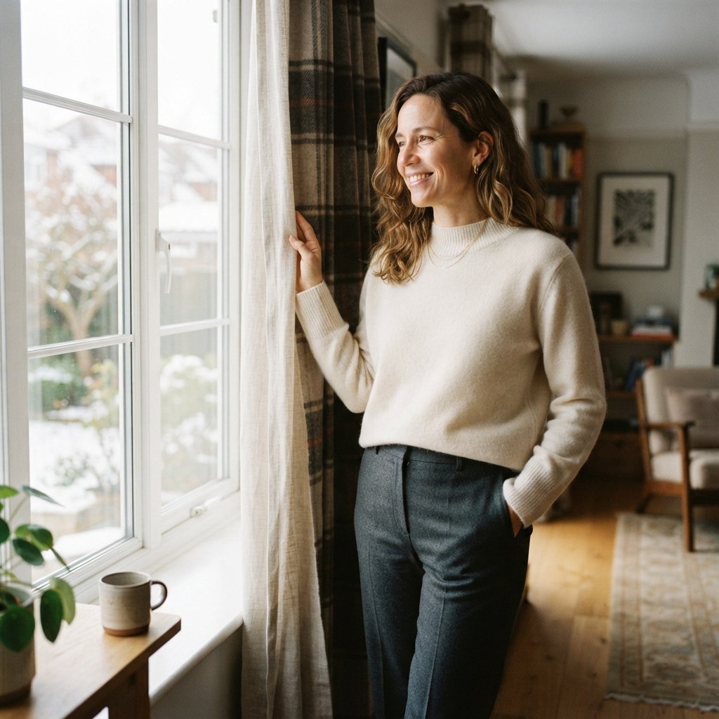 Cashmere Sweater Styling Idea
