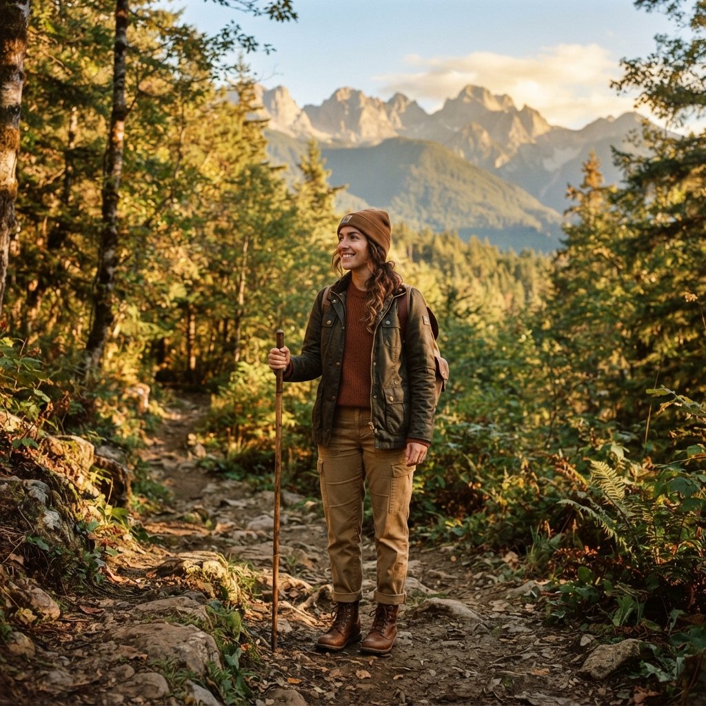 Earth Tone Camping Outfit Ideas