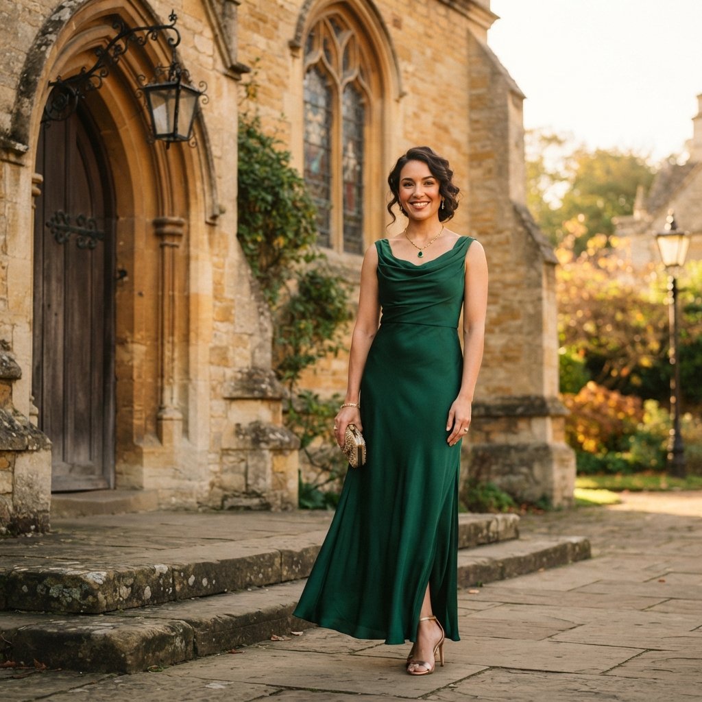 Jewel Tone Church Outfit