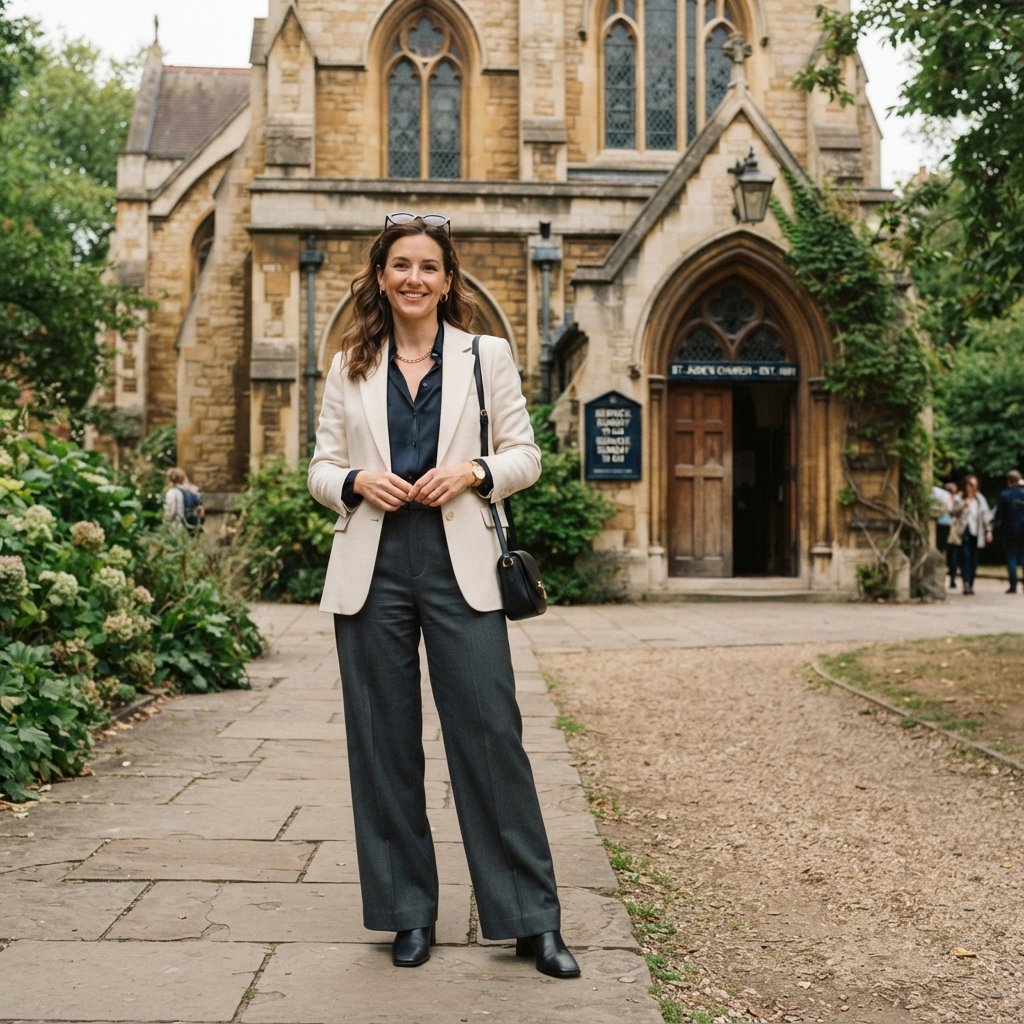 Church Outfit With Trousers
