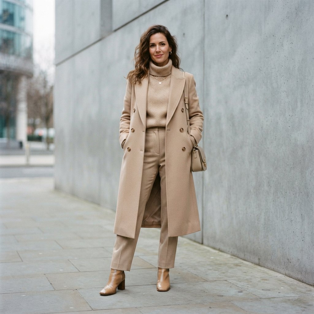 Monochrome Winter Outfit Idea