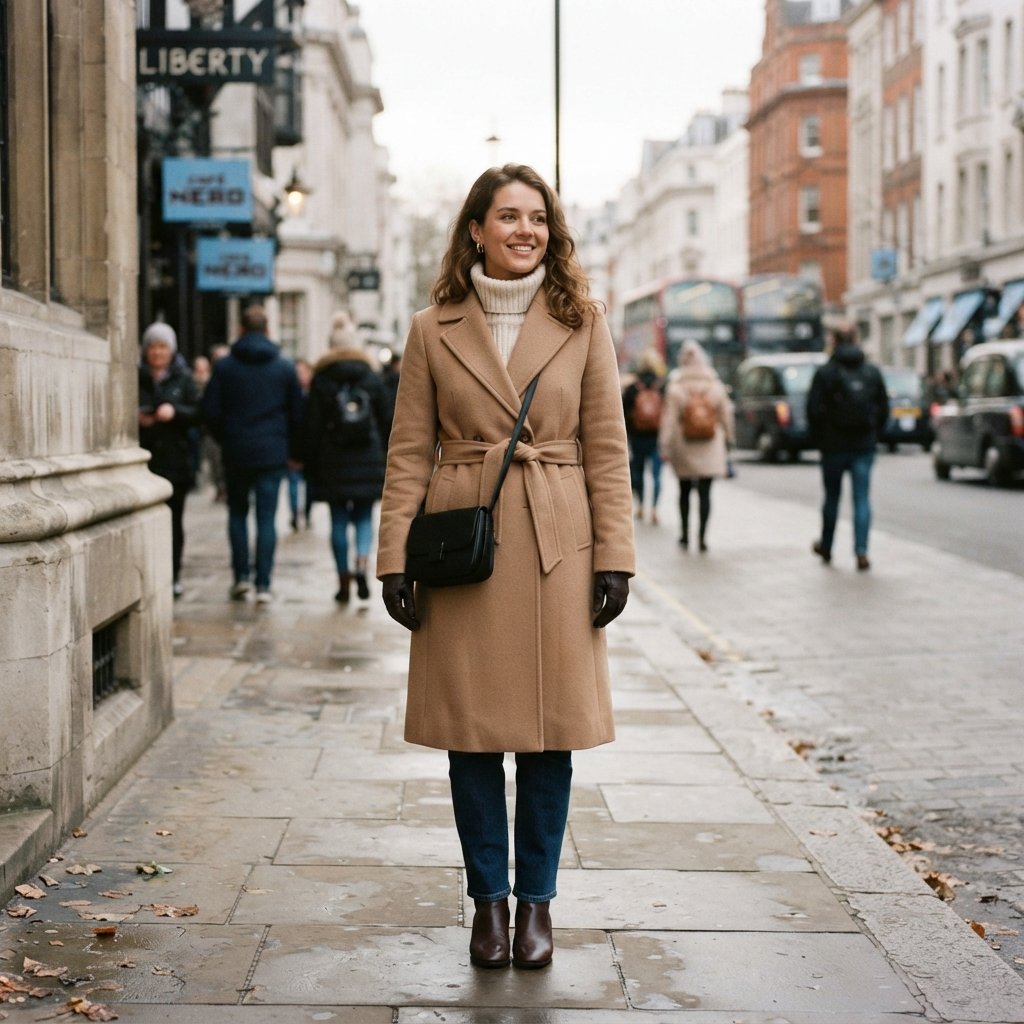 Belted Coat Winter Idea