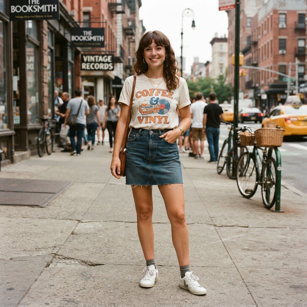 Casual Skirt Outfit Ideas