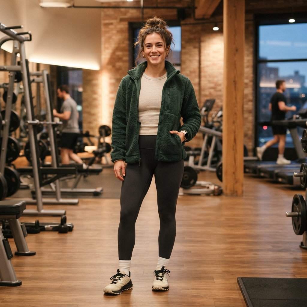 Cozy Layered Gym Outfit Ideas