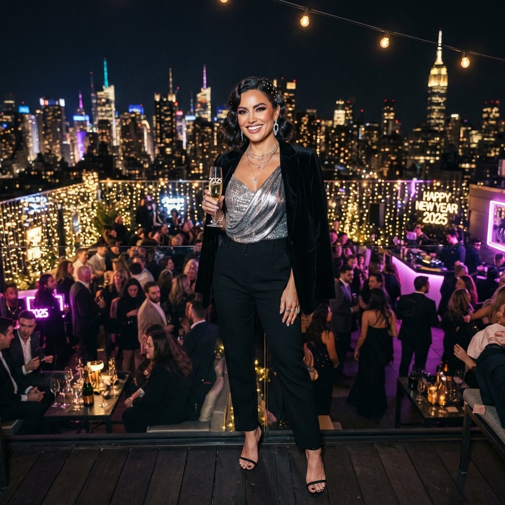 25 New Year Party Outfit Ideas: Sparkle, Sequins & Style 4 Metallic Outfit Ideas