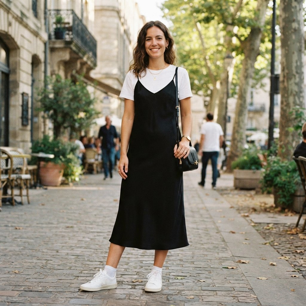 Slip Dress Casual Outfit Ideas