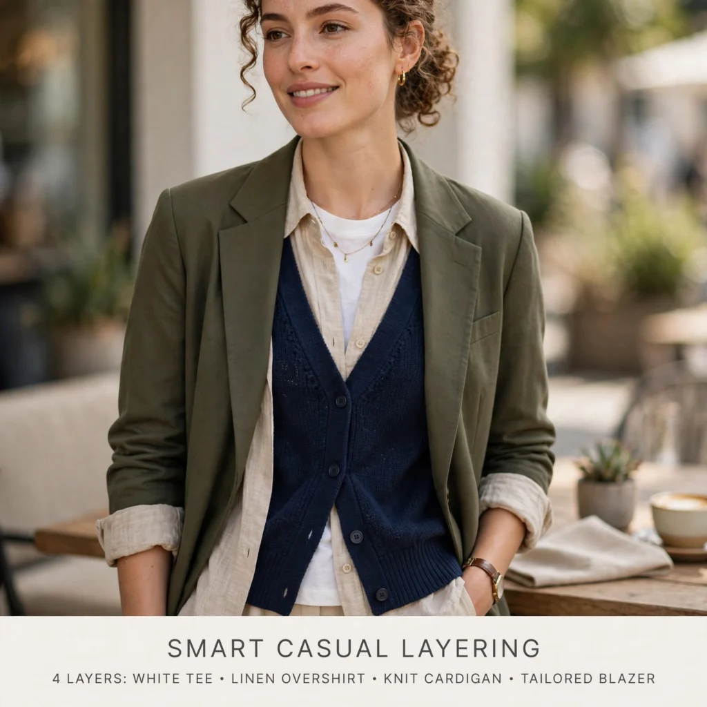 Smart Casual Layering Idea