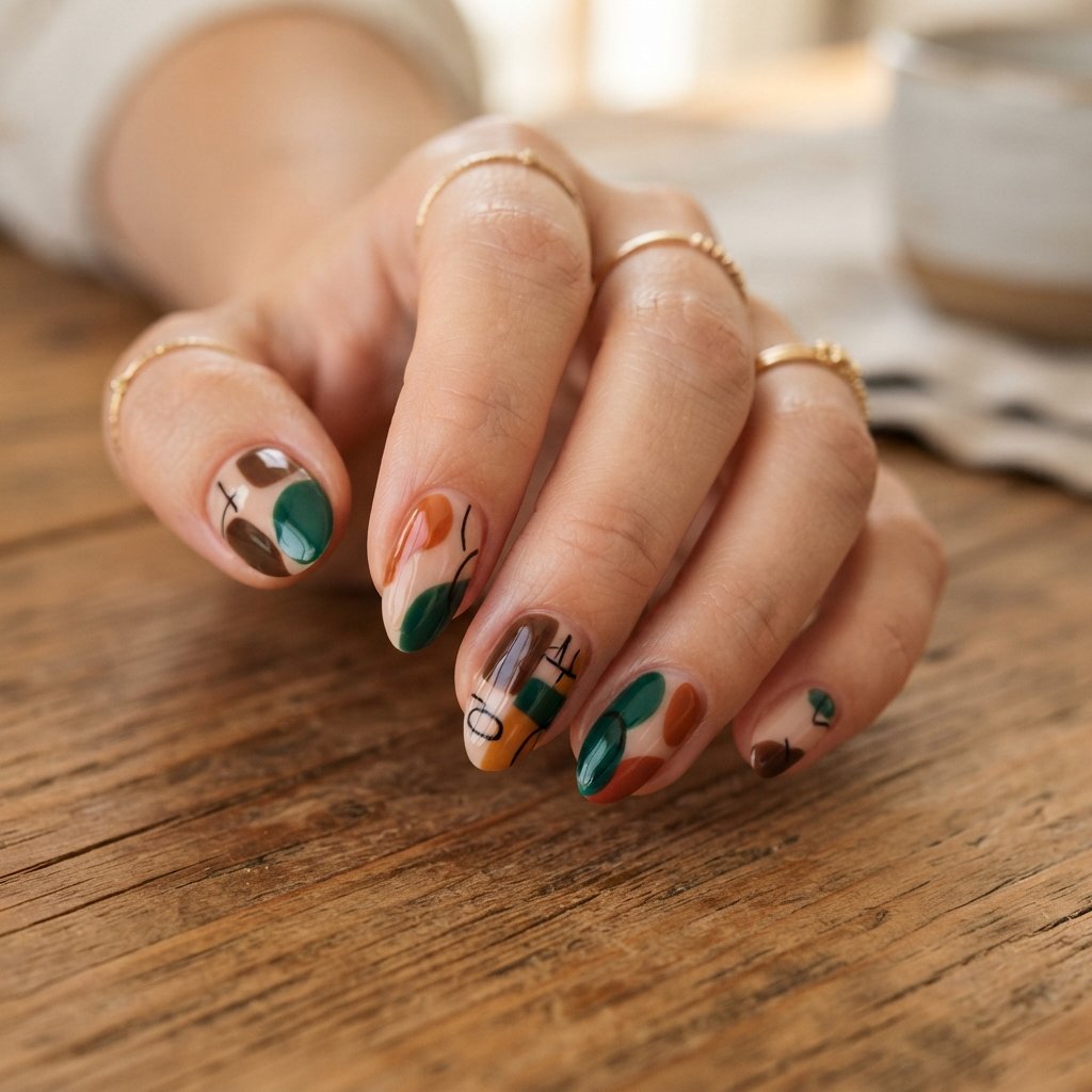 Gold Accent Nail Ideas