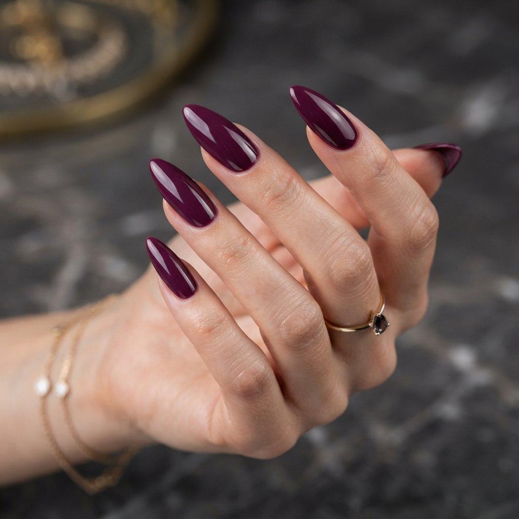 24 November Nails Almond Looks Worth Saving This Fall 18 Long Almond Nail Ideas