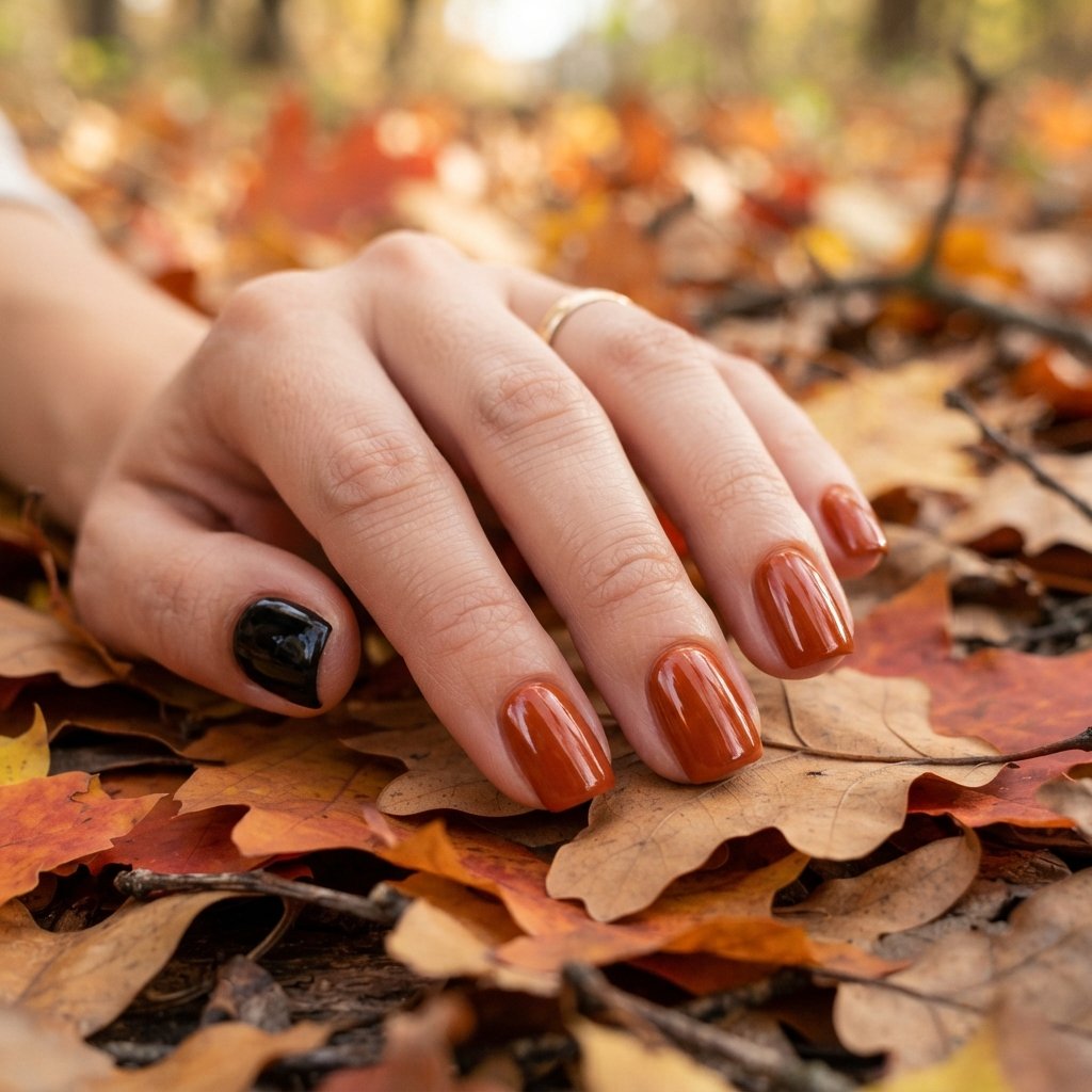 Burnt Orange Nail Ideas