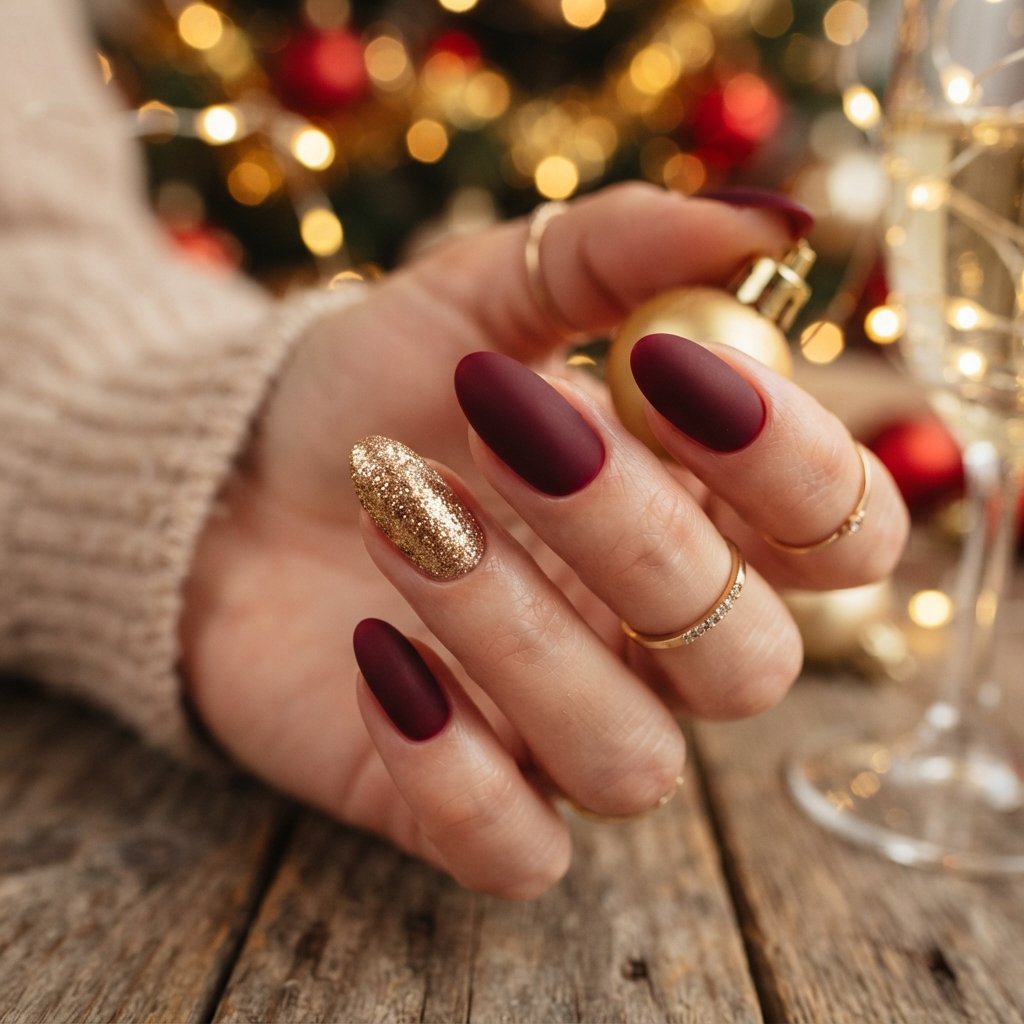 November Nail Ideas: 24 Cozy Fall Looks to Try 10 Glitter November Nail Ideas