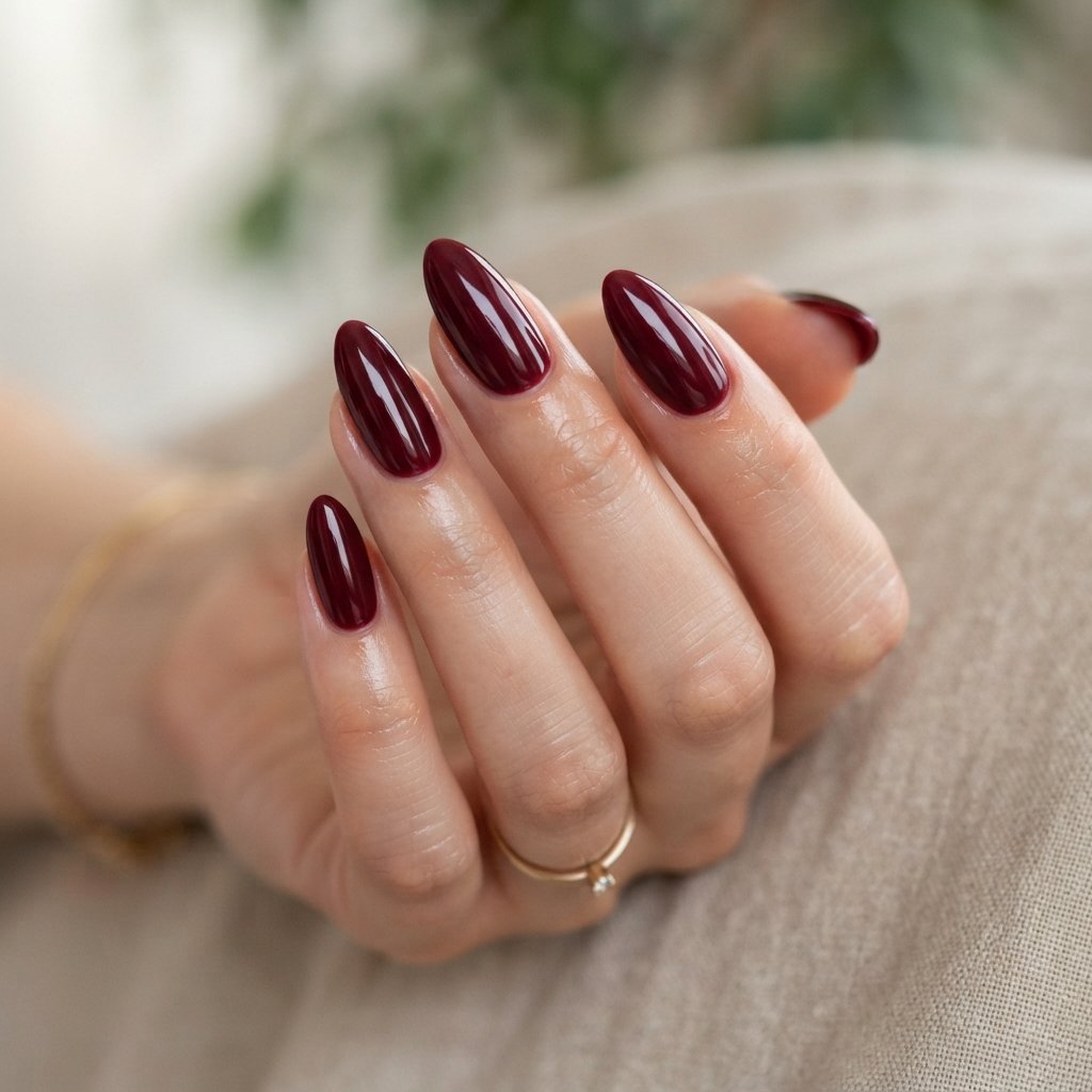 November Nail Ideas: 24 Cozy Fall Looks to Try 2 Burgundy Nail Ideas
