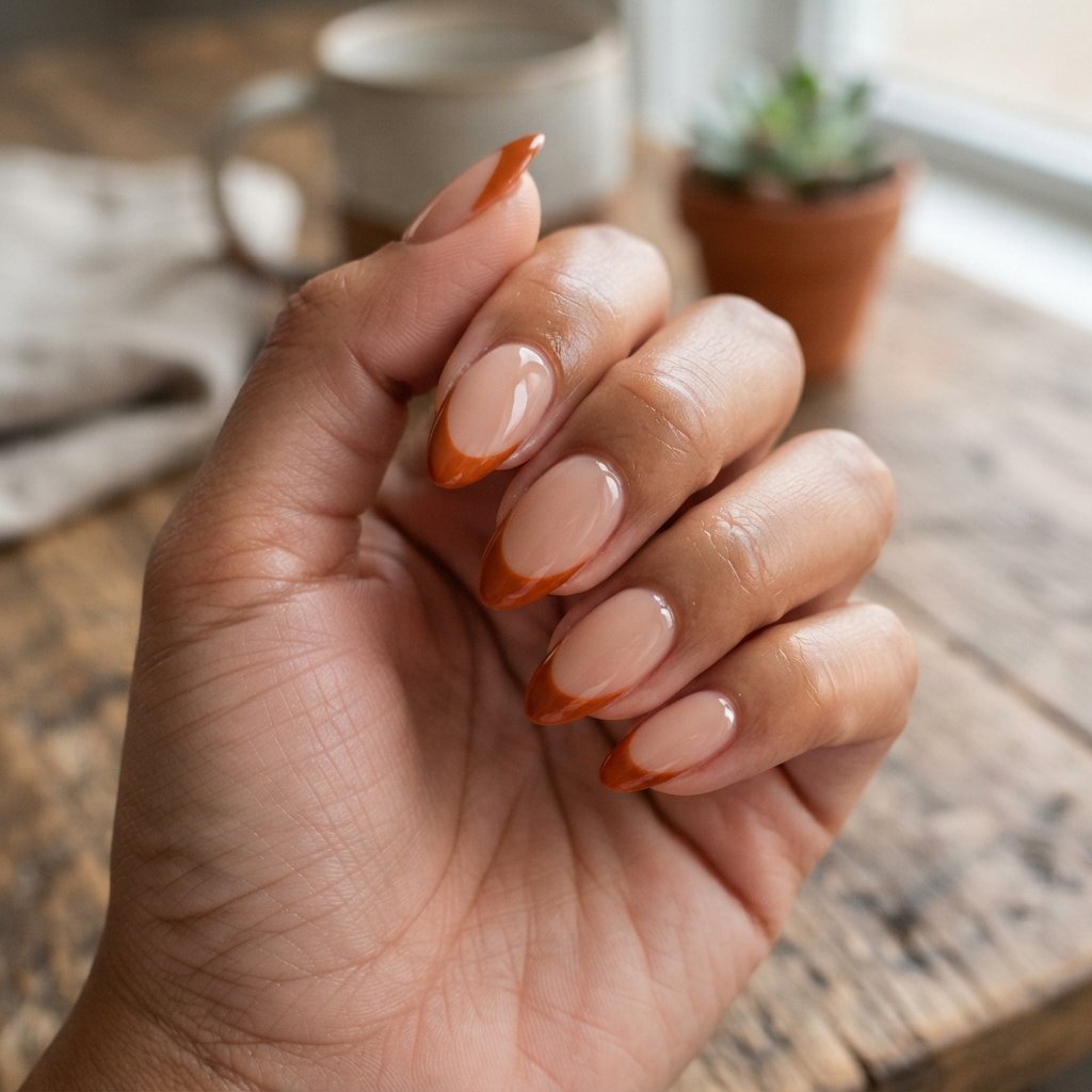 24 November Nails Almond Looks Worth Saving This Fall 11 Glitter Accent Almond Nail Ideas