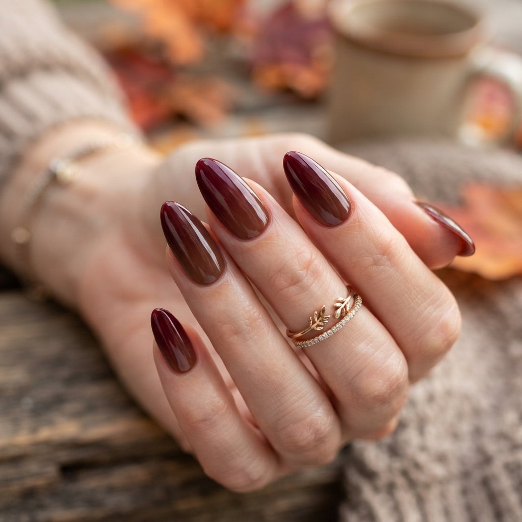 November Nail Ideas: 24 Cozy Fall Looks to Try 8 Ombre Fall Nail Ideas