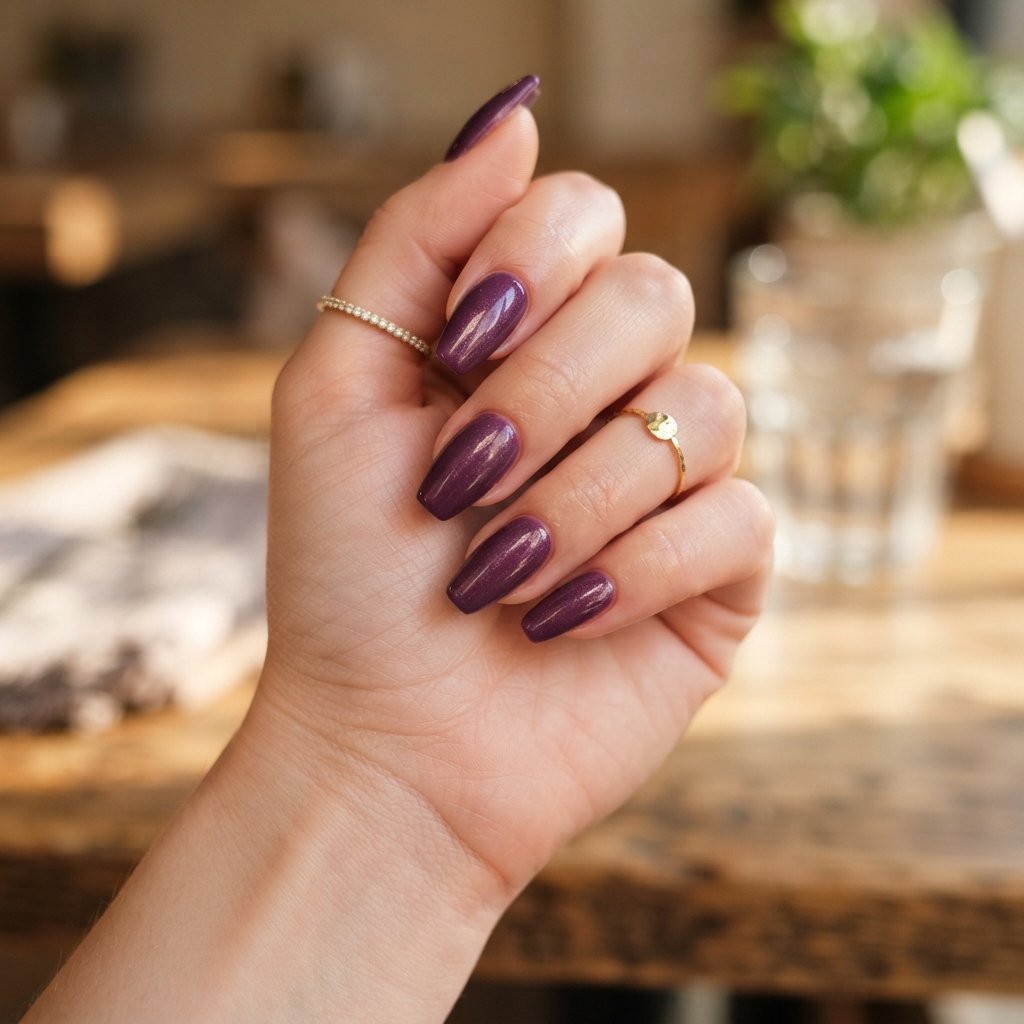 Plum Nail Color Ideas