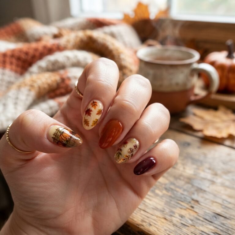 November Nail Ideas: 24 Cozy Fall Looks to Try 2 november nail
