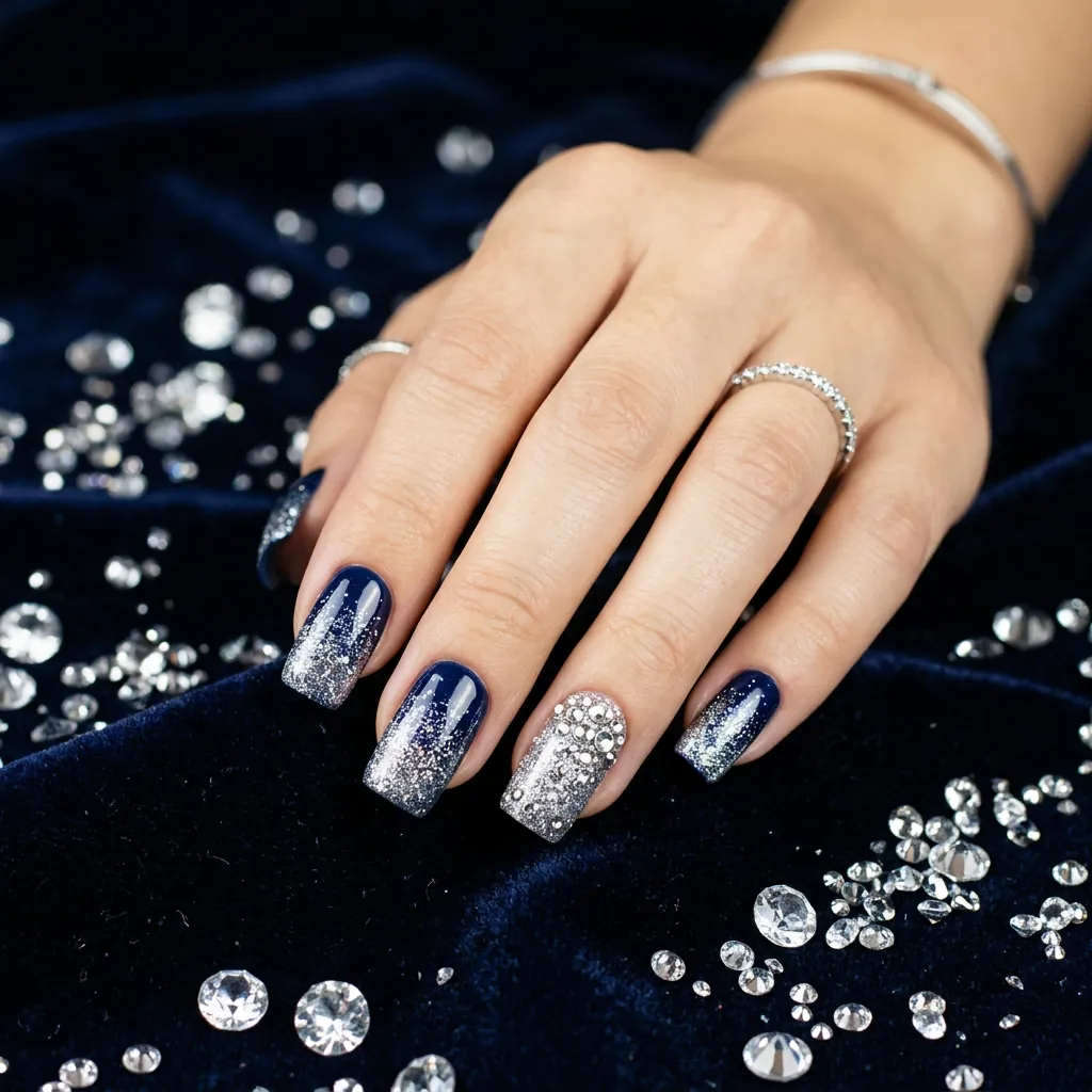 Nails Blue: 30 Stunning Designs You'll Obsess Over 27 Blue and Silver Nail Ideas