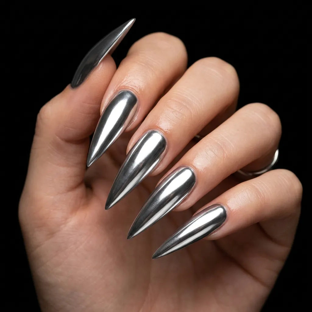 Chrome Nails Gel