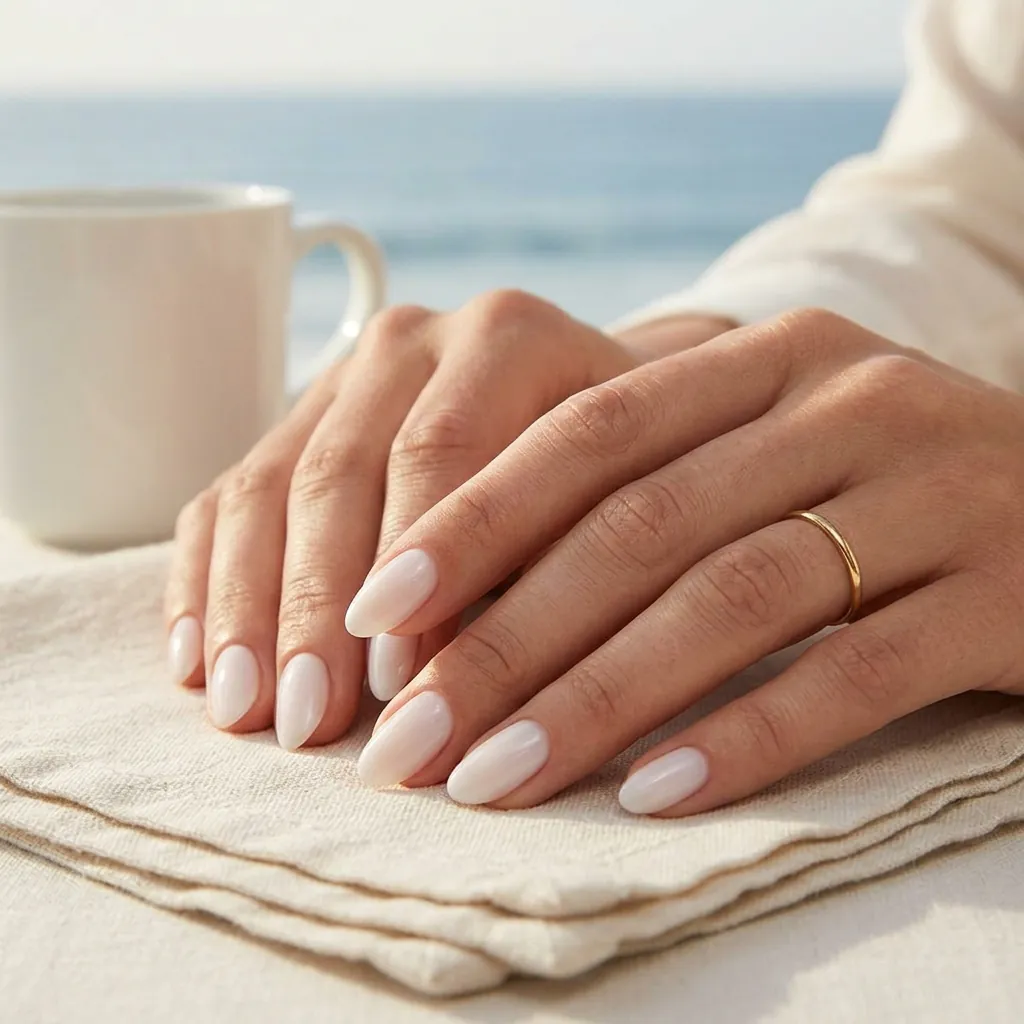 Coastal Grandmother Nails Aesthetic Ideas