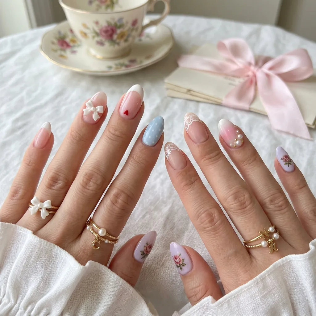 Coquette Nails Aesthetic Ideas