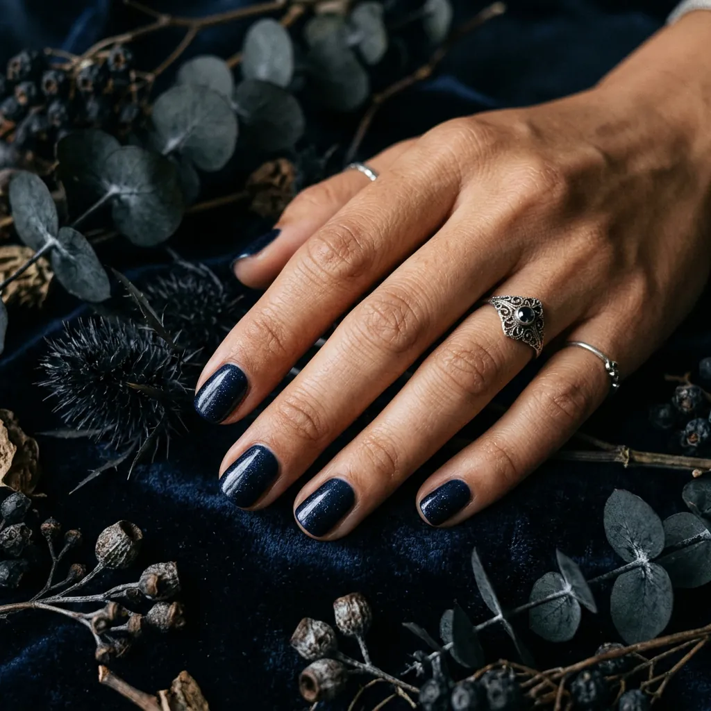 Nails Blue: 30 Stunning Designs You'll Obsess Over 8 Dark Blue Nail Ideas