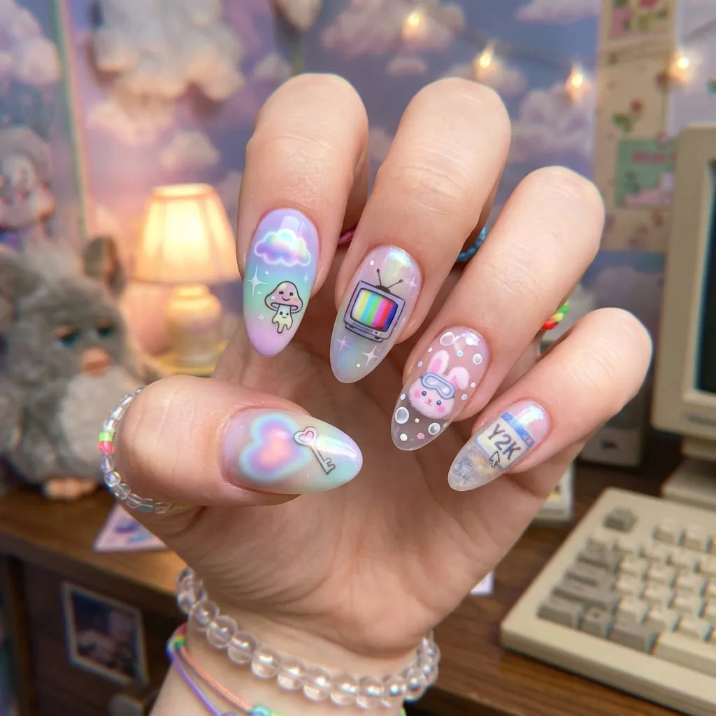 Dreamcore Nails Aesthetic Ideas