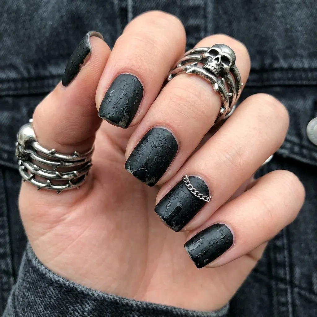 Edgy Nails Aesthetic Idea
