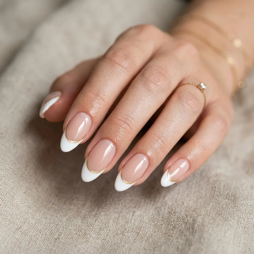 French Tip Nails Gel