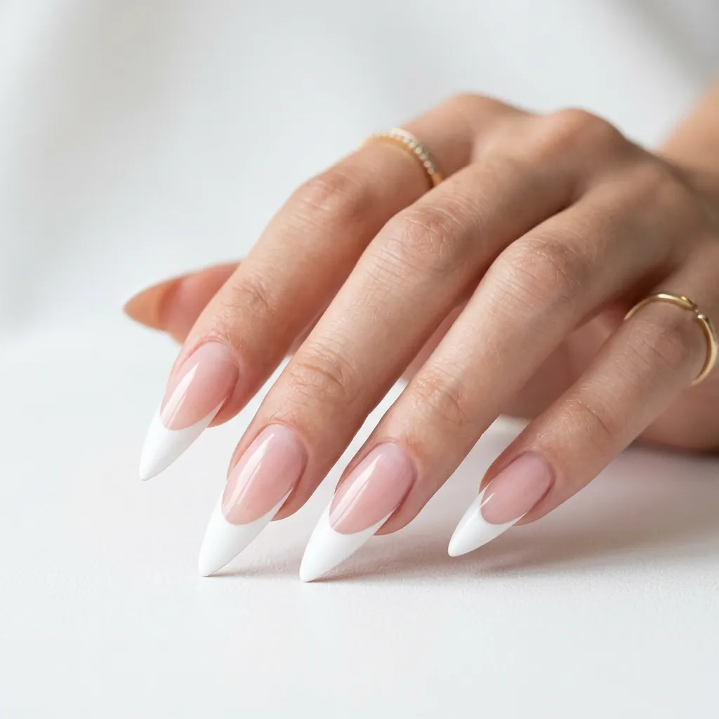 French Tip Stiletto Nails Ideas