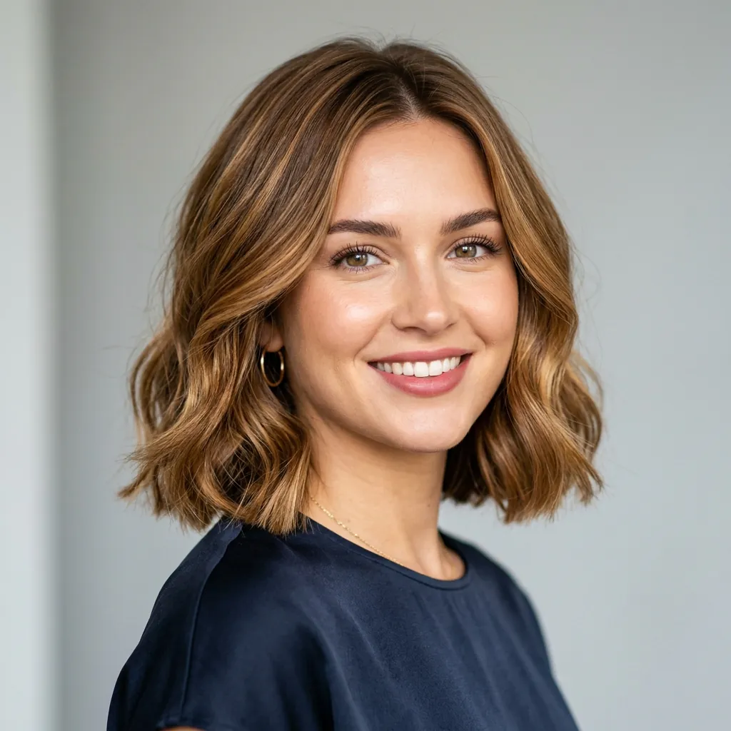 Honey Brown Hair Color Ideas for Bob Cuts